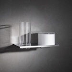 KEUCO EDITION 400 Стакан и мыльница подвесные, хром- фото3