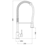 Смеситель кухонный Bugnatese Kobuk 2291- фото2