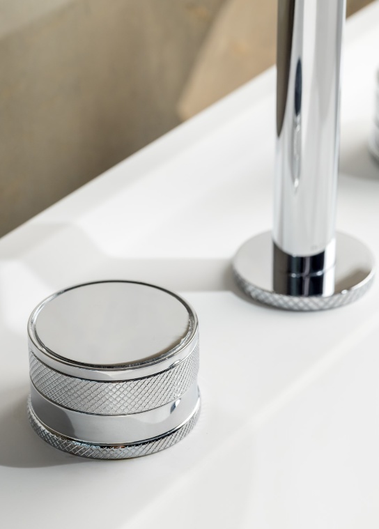 Смеситель на столешницу Boheme PRESTIGE на 3 отв. CHROME- фото4