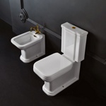 Унитаз моноблок Kerasan Waldorf  бронза- фото