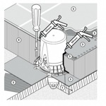 Скрытая часть для напольного смесителя Axor Universal  - фото2