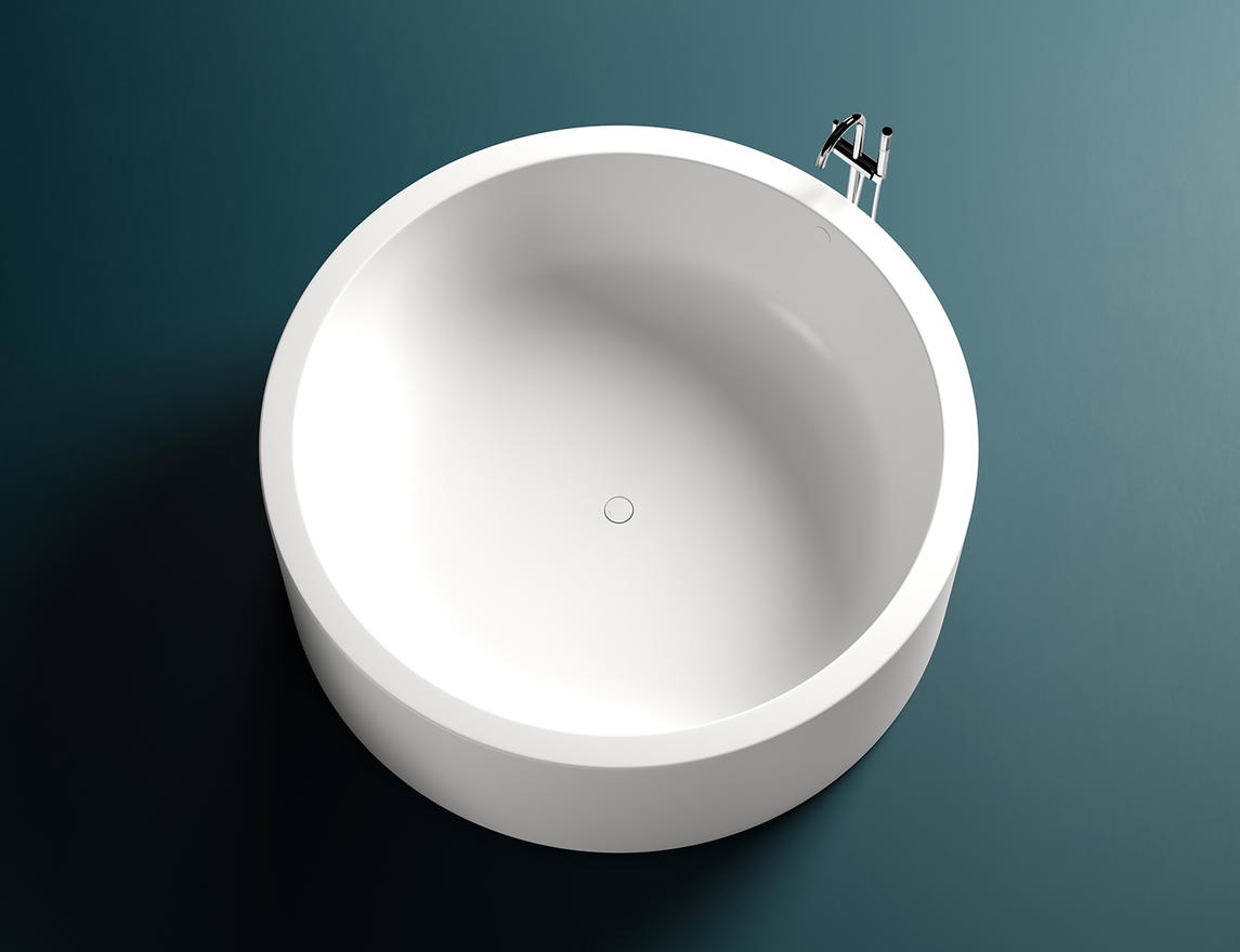 Ванна из камня Salini Isola S-Sense 200x200 глянец