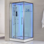 Гидромассажная  кабина Eago DZ989-1F12  (1000х1000х2235мм) ЛЕВАЯ- фото