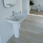 Раковина подвесная 70x50 Globo Genesis GE070.BI - фото