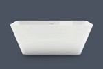 Gruppo Treesse Viva Ванна отдельностоящая овальная 165х70х60 см из искусственного камня, цвет белый- фото3
