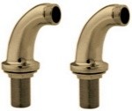 Уголки для смесителя на борт ванны (пара) Boheme Medici- фото