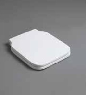 SIMAS Flow Сиденье для унитаза полиэстр цвет белый/хром