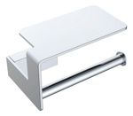 Boheme Держатель туал.бумаги с полкой Q, хром- фото