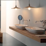 Раковина накладная 70x37 Globo Stockholm LA071.BI - фото