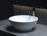 Раковина накладная Salini Gloria 303 415х415х150 мм, матовая- фото