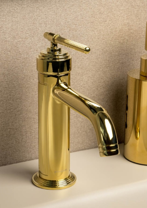 Смеситель для умывальника Boheme ETERNA GOLD 171-G- фото5