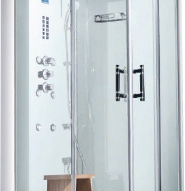 Гидромассажная кабина с парогенератором Grande Home WS117 /S6 white  правая/левая- фото2