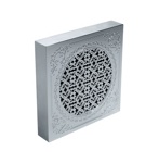 Вентилятор для ванной комнаты Migliore D120 хром с декоративной решеткой- фото