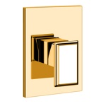 Gessi Eleganza Встраиваемый однорычажный смеситель для душа, цвет: золото- фото