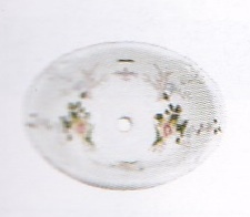 Раковина Sanitan Victorian 44x30,5 накладная с декором