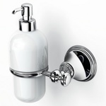 Дозатор для жидкого мыла подвесной IBB Liberty, цвет: хром