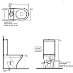 Kerasan Aquatech сиденье SLIM для унитаза, с микролифтом, цвет: белый/хром- фото2