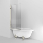 Шторка для ванны Arcade ARC45 850*1500мм никель- фото