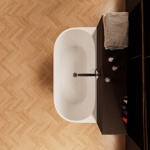 Ванна Frank F6163 White пристенная- фото2