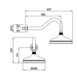 Душевая система Bugnatese Oxford 89116- фото2
