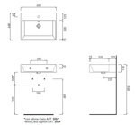 Раковина подвесная/накладная 60 см Cielo Smile SMLAA60- фото2
