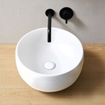 Cielo Era - Eco Раковина накладная 45xh24 см, круглая, цвет: белый глянец- фото