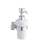 Дозатор для мыла Savoy,  Хром/белый- фото