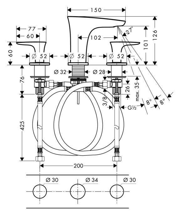    Hansgrohe PuraVida (.15073000)