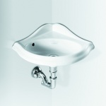 Раковина подвесная угловая Simas Arcade 34см - фото