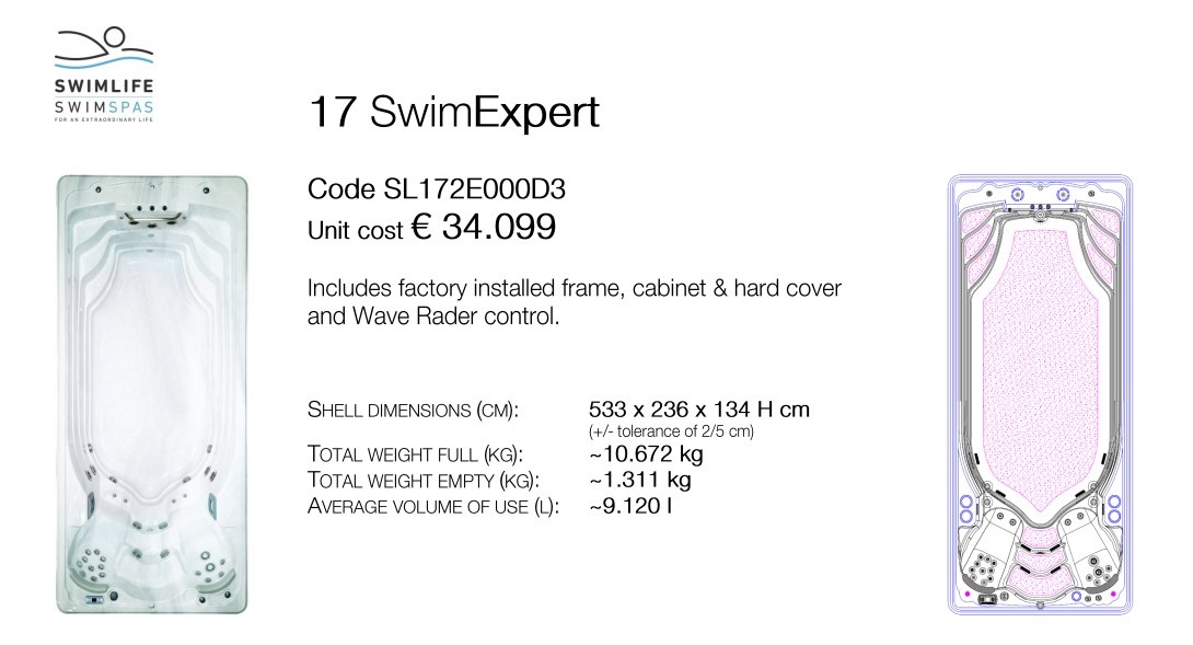 Jacuzzi SwimFit17  533*236*134H . 