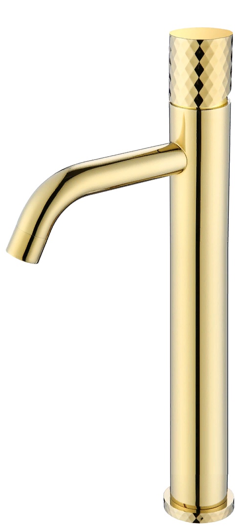 Смеситель Boheme Stick 122-GG для раковины, gold diamond gold- фото