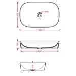 Artceram Ghost Раковина накладная 65х42 см, , без отв под смеситель, без слив-перелива, цвет белый- фото2