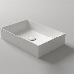 Simas Agile Раковина 60х40 см, без отв., на столешницу, без перелива, цвет: белый- фото2