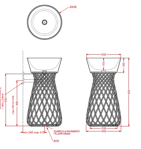 Artceram WIRE    d43 ,   ,       