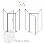 Душевая кабина угловая, 100x100xH195cm, Diadema- фото5