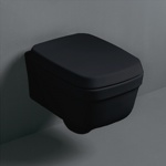 SIMAS Evolution Унитаз подвесной 52х37см , цвет черный- фото