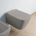 Artceram A16 Унитаз подвесной безободковый 36х52 см, с креплениями, цвет grigio oliva- фото