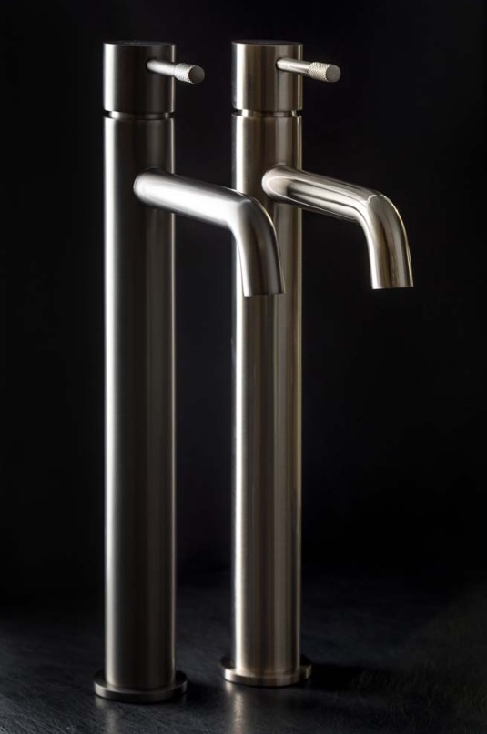 Смеситель для умывальника высокий Boheme Uno 462-NB- фото3