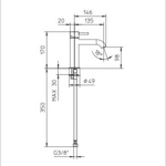 Palazzani Digit/Mimo смеситель для раковины, золото- фото2