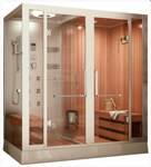 Душевая кабина с финской сауной FRANK F921 R/L 2200х1300- фото