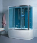 Гидромассажная кабина Eago DA327F3 1700x1000x2220мм   ГОЛУБОЕ СТЕКЛО