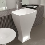 Artceram Jazz JZ13bi Раковина напольная 60x48h85 см.- фото