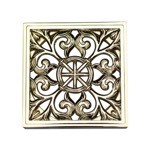 Трап Viega (Германия) с решеткой в золото- фото