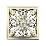 Трап Viega (Германия) с решеткой в золото- фото