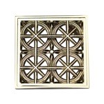 Трап Viega (Германия) с решеткой в золото- фото