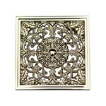 Трап Viega (Германия) с решеткой в золото- фото