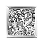 Трап Viega (Германия) с решеткой в хроме- фото