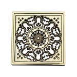 Трап Viega (Германия) с решеткой в золото- фото