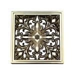 Трап Viega (Германия) с решеткой в золото- фото