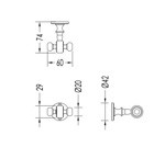 Крючок двойной Devon&Devon First Class, цвет: хром- фото2